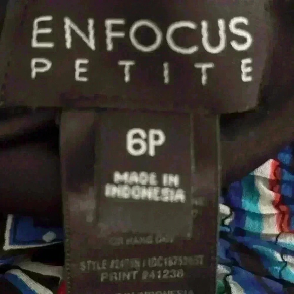 Enfocus Petite Maxi Multicolor Women's Dress (346) - Picture 10 of 11